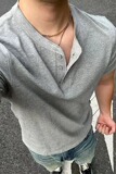 亨利领T恤sorona夏季短袖纯色户外运动休闲男上衣A079-T7708-P38，男装T恤，电商A079