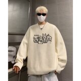 【网126】25宽松圆领卫衣男2025秋季新款潮牌A079-6393-P43，男装卫衣，电商A079