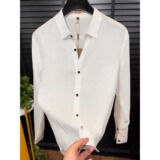 【网14】男士新品长袖衬衫A079-RS128-P34，男装衬衫，电商A079