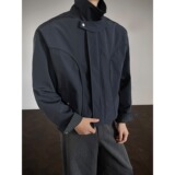 【276】新款翻领夹克男士秋季拼接外套休闲男装A079-A263-P67，男装夹克，电商A079