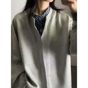 【176】纯色立领卫衣春秋男女情侣拉链衫外套A079-WY166-P45图片
