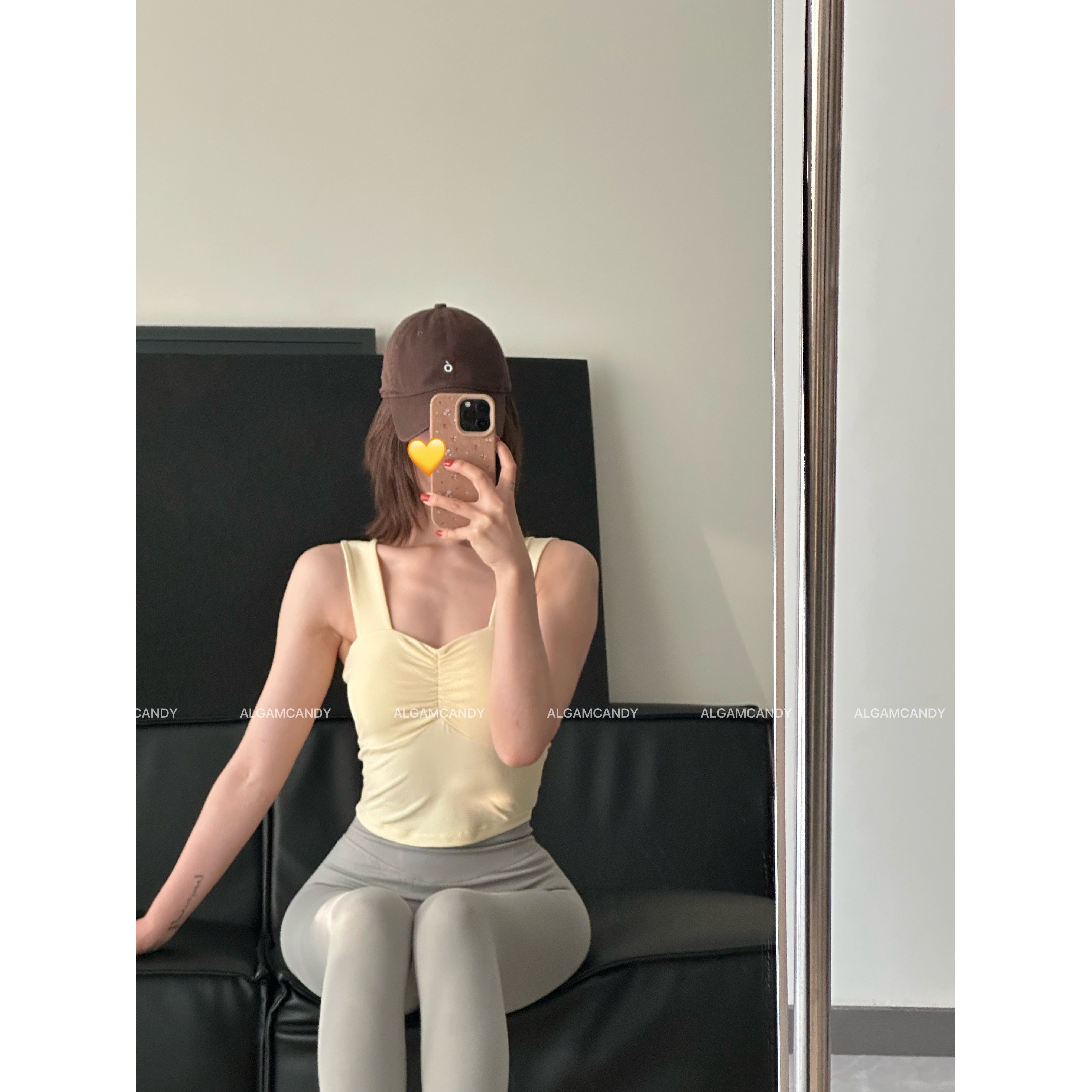 ALGAM CANDY 天丝针织吊带 运动健身外穿背心女 SY219,运动服/休闲服装,健身衣,淘宝优惠券,粉丝福利购,淘宝优惠卷