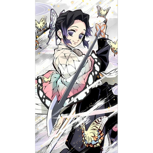 鬼灭之刃  紫色蝴蝶忍香奈惠鬼杀花柱cos服儿童cosplay服定制