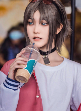 彩虹社vtuber Luxiem 虚拟主播 mysta樱花cos服绽放套装 rias外套