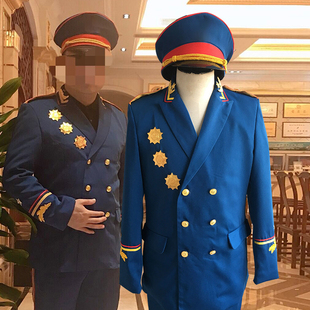 大元帅礼服 cosplay军阀 剧组服装民国套装表演服 舞台服装