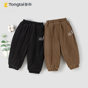 5岁男女宝宝休闲百搭保暖长裤 加厚加棉150克1 子 冬季 童泰儿童棉裤