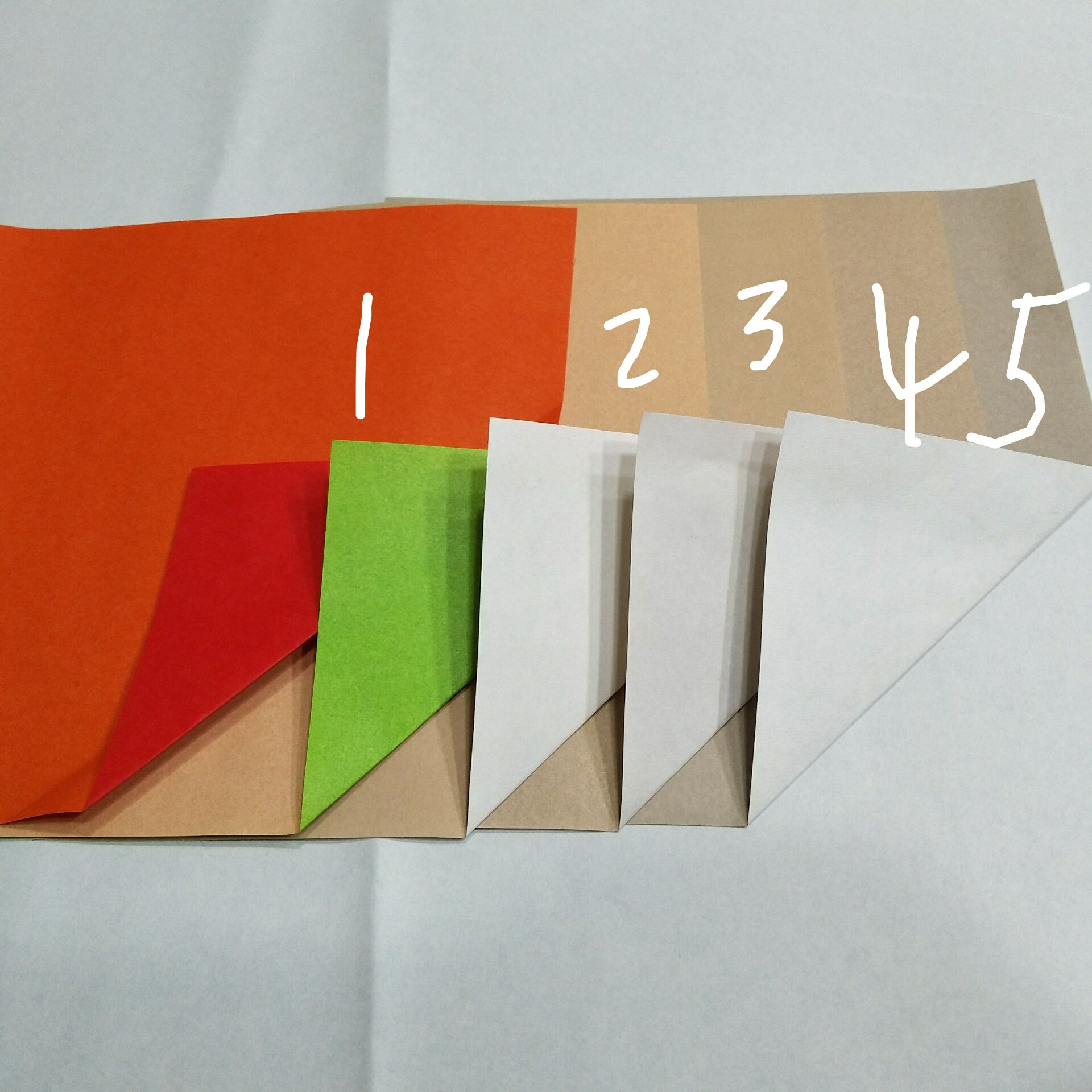 一纸乐双色纸 白 彩 45g 25色 770*1050mm 耐折不掉色