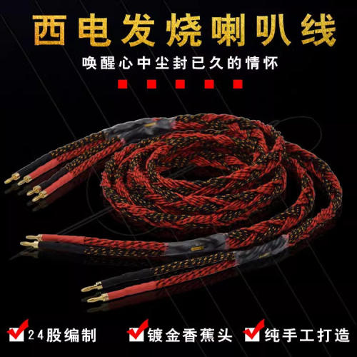 西电喇叭线发烧纯铜音响线