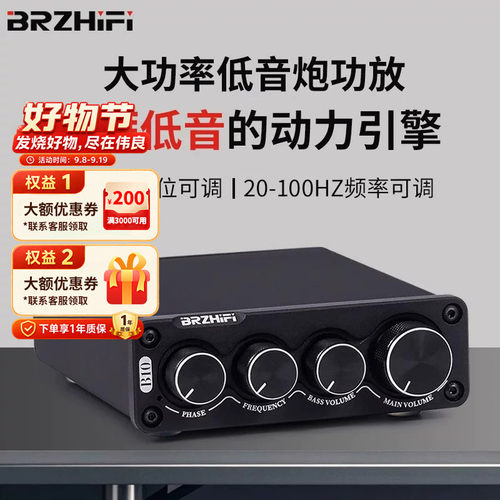 低音炮数字功放机单声道