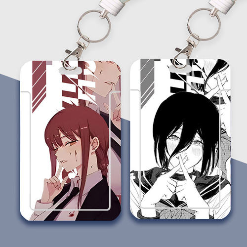 电锯人周边玛奇玛帕瓦蕾塞动漫卡套学生公交饭卡挂件钥匙扣定制潮