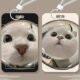 猫咪可爱创意个性 学生滑盖卡套饭卡公交卡身份证件保护套门禁卡