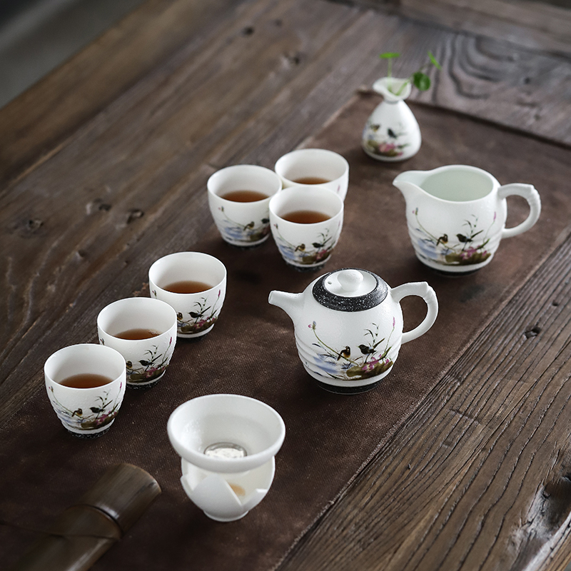 苏氏陶瓷 （SUSHI CERAMICS） 茶具玉雪鸟语花香礼盒功夫茶具套装