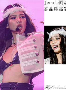 Jennie同款羽毛头饰绑带发箍头带手腕花拍照写真舞蹈表演仙气道具