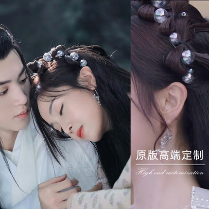 郎君不如意吴宣仪齐葩同款泡泡发夹可爱少女仙气圆球肥皂泡发饰夹