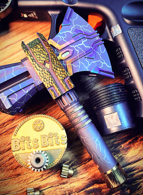 BitsBits复仇者联盟漫威英雄钛合金雷神索尔暴风战斧THOR把玩件