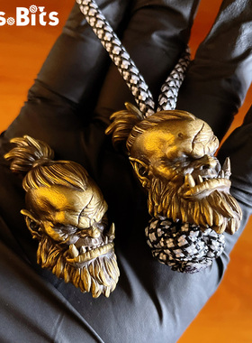 BitsBits魔兽世界杜隆坦EDC折刀手电筒刀坠7芯9芯伞绳伞坠吊坠