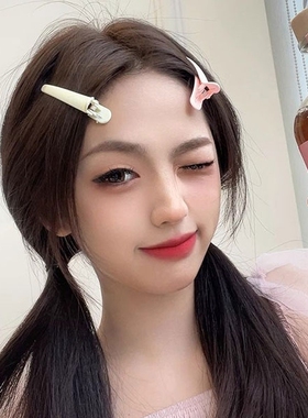 .无痕鸭嘴夹发卡分区定位夹侧边刘海头发发夹洗脸化妆固定夹子头