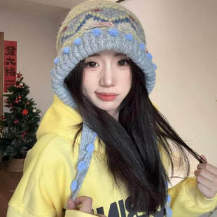 。超好看的渔夫帽女款秋冬季盆帽女士高级感帽子冬天时尚洋气礼帽