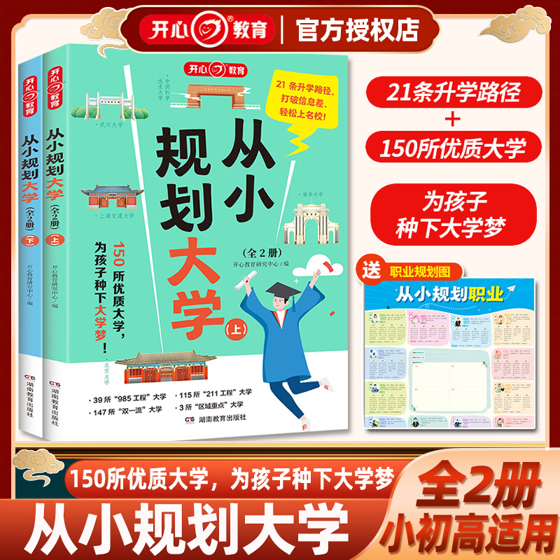 开心教育新版从小规划大学