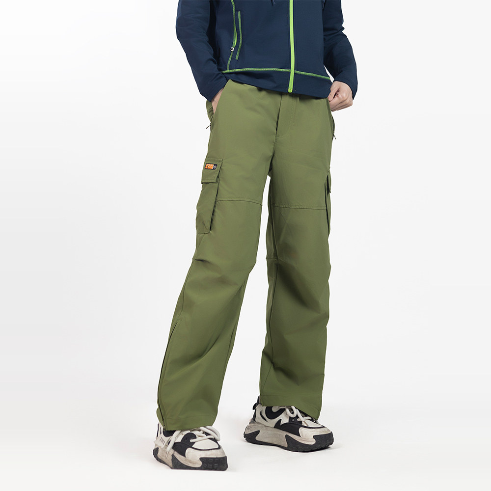 速干裤女夏薄款透气排汗直筒骑行徒步裤户外山系运动登山阔腿裤男