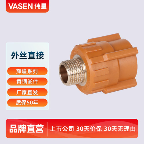 伟星管业辉煌外丝外牙冷热水管