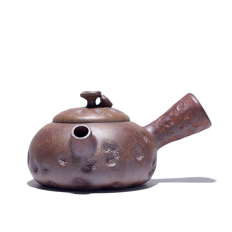 吉羊柴烧 宜兴紫砂壶茶壶 原矿本山绿泥唐羽供春160ml