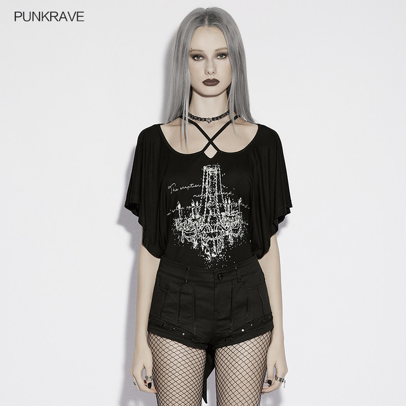 朋克风前中对称拉链低腰短裤女小众设计感暗黑系修身显瘦紧身裤子