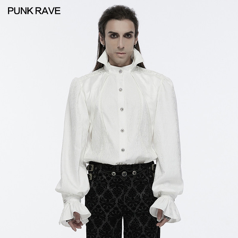PUNKRAVE复古贵族礼服长袖衬衫