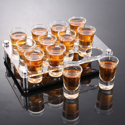 水晶玻璃烈酒鸡尾酒杯小子弹