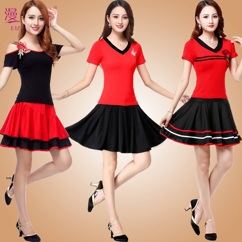 Yang square dance clothing new pattern suit summer Short skirt dance clothes Short sleeved Dress motionin the Sports/Yoga/Fitness/Fans supplies , Dance/Aerobics/Gymnastics , Square Dance , Square Dance Set  category - from Buy2taobao.com to provide professional Taobao agent buy service