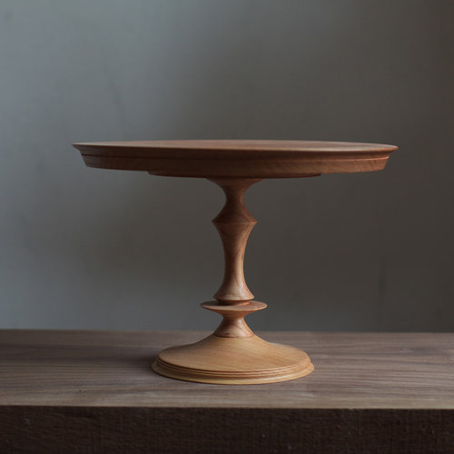 日式风复古甜品台实木蛋糕托盘