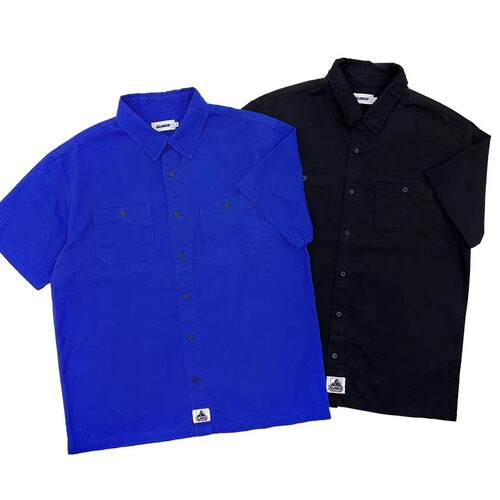 澳单X-large Oxford Short Sleeve Button Down Shrit 工装衬衫