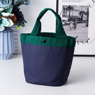 简约轻便手提布包日式 饭盒袋手提便当包饭盒包妈咪包便当包百搭 款