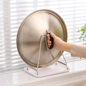 304不锈钢厨房置物架台面锅盖放置器 多功能砧板架大尺寸锅盖架子