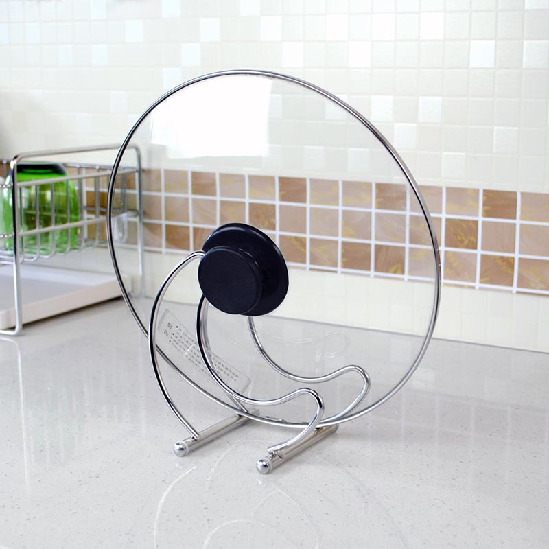 维度空间单格锅盖架304不锈钢