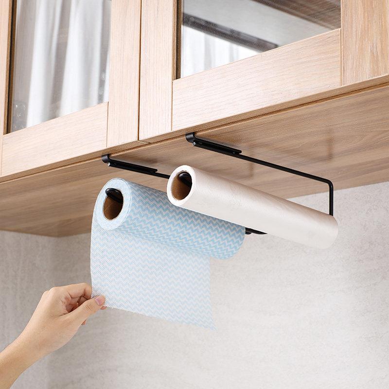 304不锈钢厨房用纸橱柜收纳架