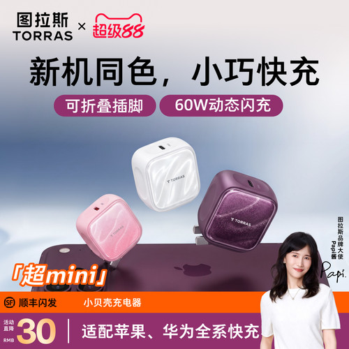 【限时全网新低】小巧低温快充