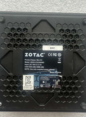 ZBOX-CI323NANO，索泰双千兆网口超主机