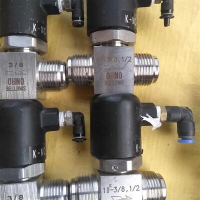 库存全新OHNO隔膜阀,SUS316 K-NC-10-17 1/2、需询价