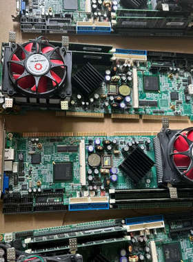 台湾 广积工业主板 IB840 双网口 单网口 成色漂亮