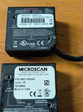 库存全新设备拆机MICROSCAN迈思肯MS-3条码扫描读取器型号F需询价