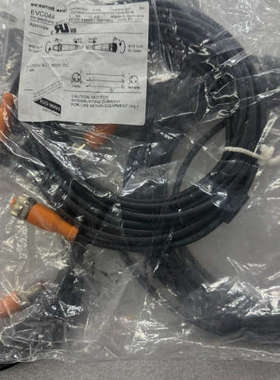 全新IFM易福门连接线 EVC044  公母头 M12 三芯