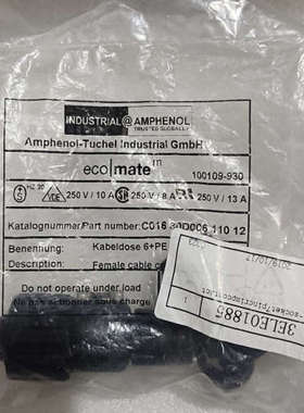 AMPHENOL 连接器 C016 30D006 100 1