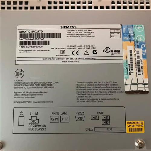 库存全新6AV7881-4AE00-7EA0全新原装现货实拍询需询价