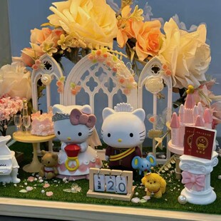 蜡笔小新手办周边摆件生日礼物永生花送闺蜜男朋友520情人节