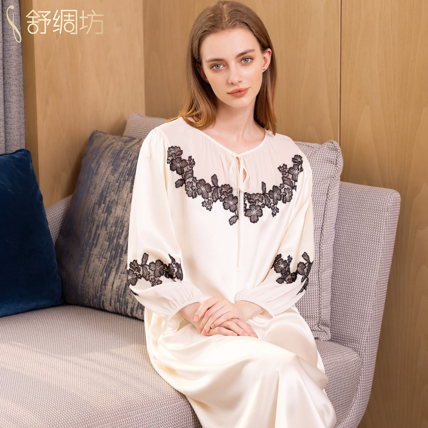 6A级桑蚕丝 面料柔软 环保印染 亲肤透气