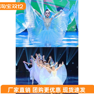 幼儿中国舞小风筝舞蹈服翅膀道具儿童表演服芭蕾裙演出服新款 六一