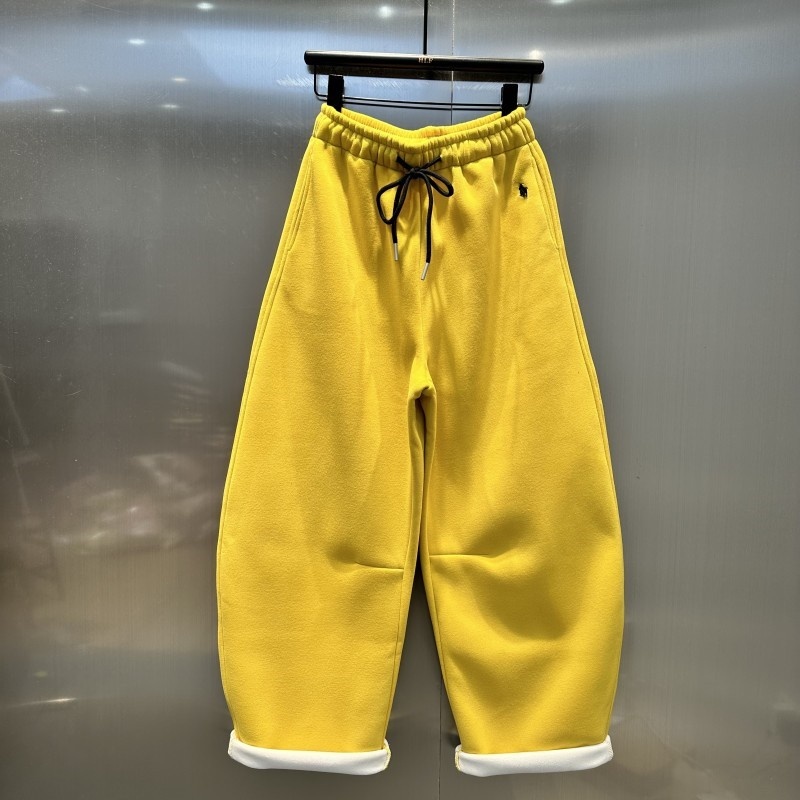 加绒加厚松紧腰宽松显瘦休闲卫裤