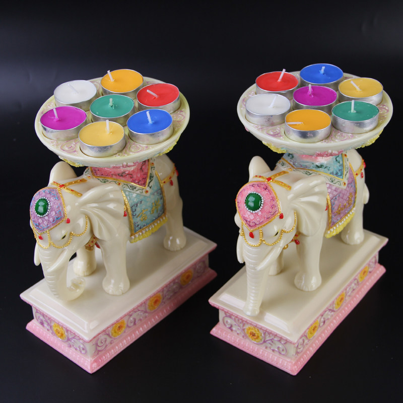 大象灯座精美蜡烛台佛堂供灯居家日用摆件酥油灯灯杯供佛蜡烛烛台,节庆用品/礼品,蜡烛,淘宝优惠券,粉丝福利购,淘宝优惠卷