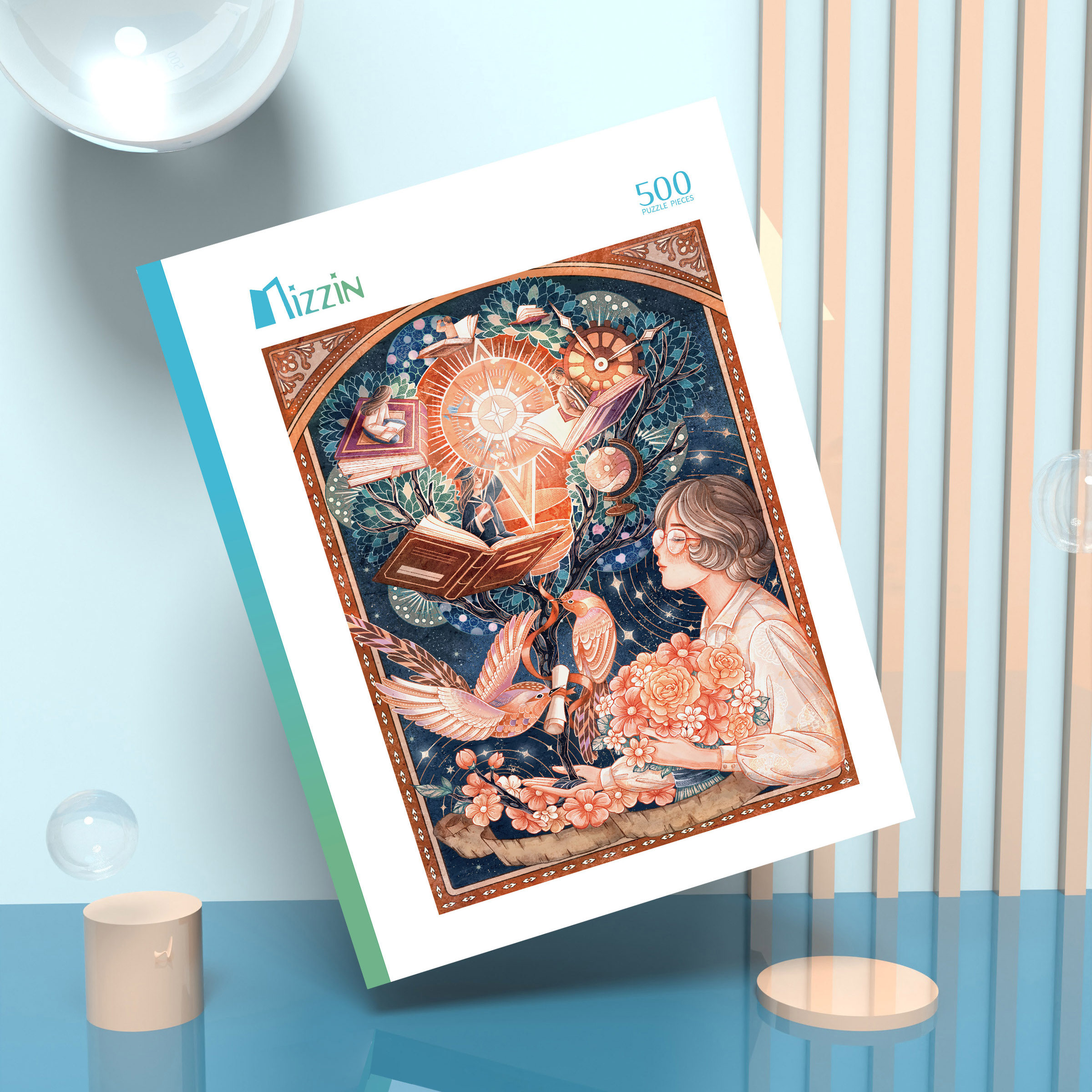 Mizzin觅境拼图成人益智减压送礼教师节500片